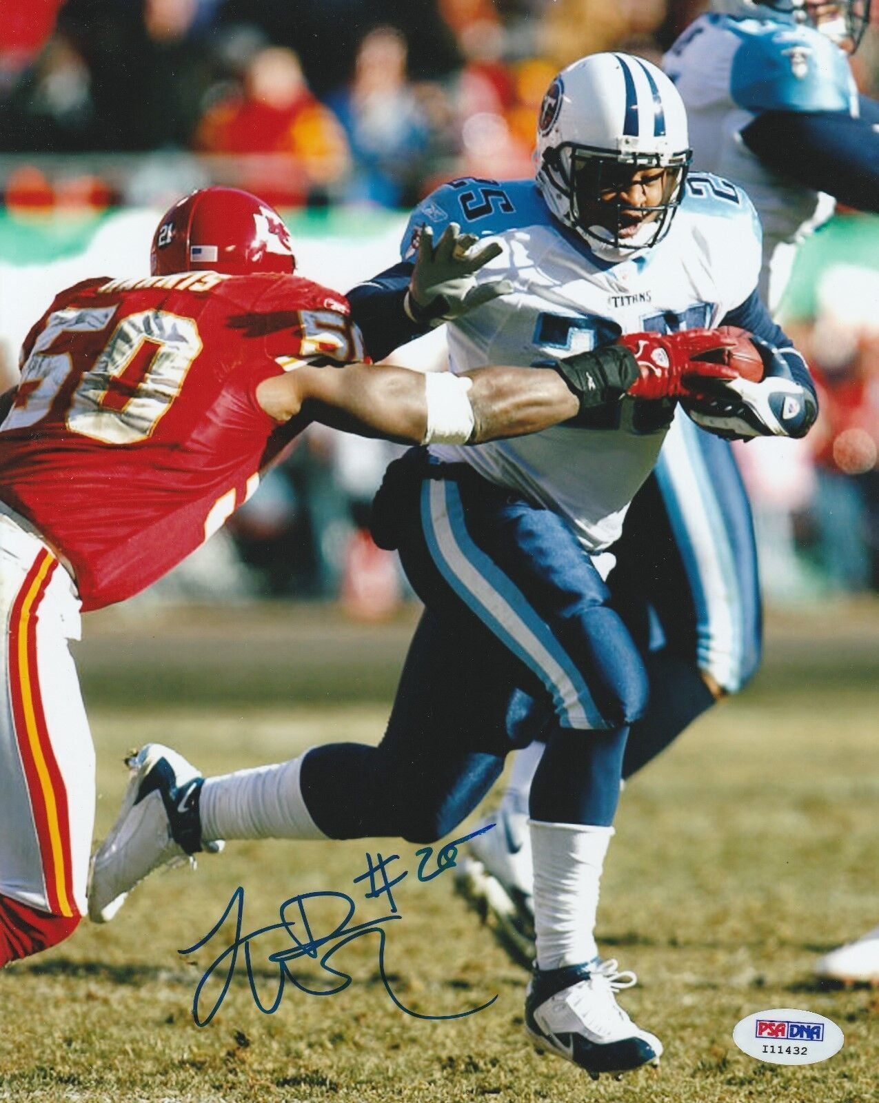 LenDale White Autograph Signing-Powers Sports Memorabilia