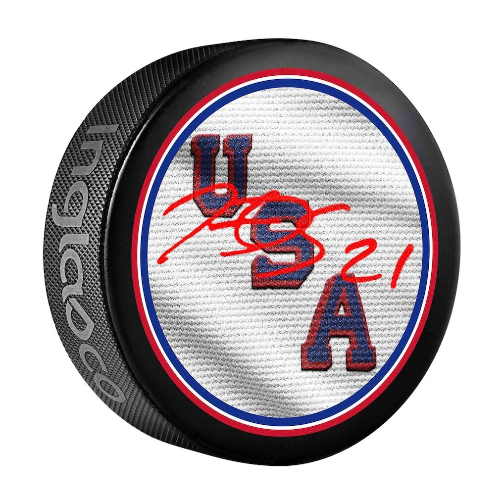 Hilary Knight Team USA Autographed 2026 Winter Olympics Hockey Puck PRE SALE (ships by November 2026)-Powers Sports Memorabilia