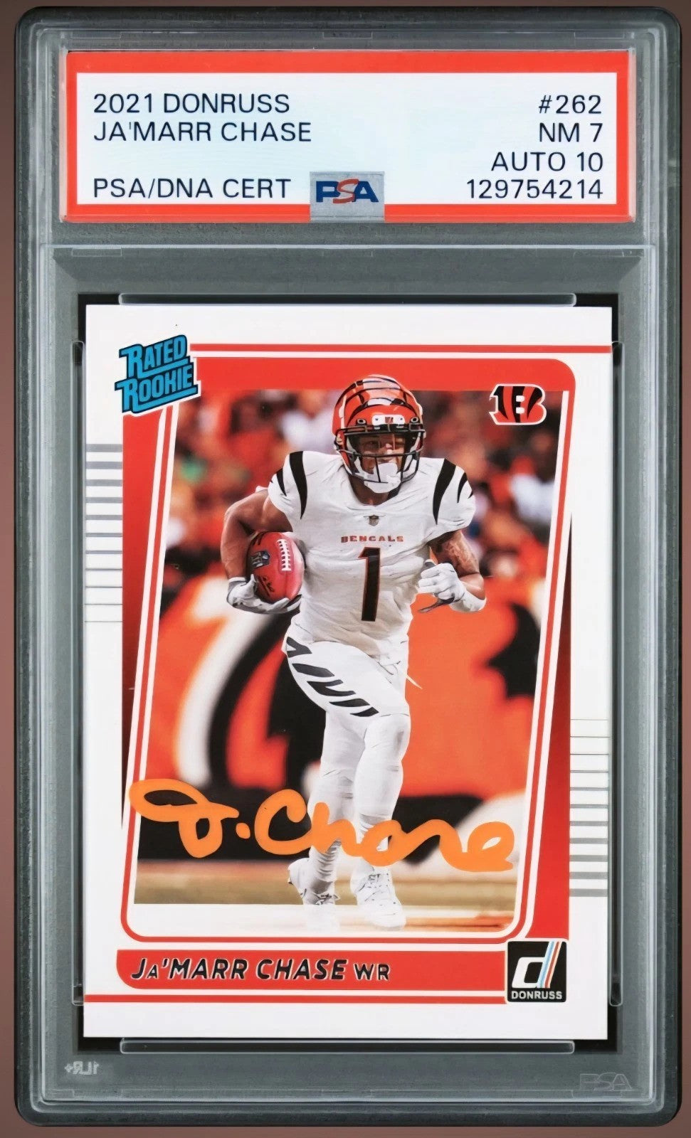 Ja'Marr Chase Autograph Signing-Powers Sports Memorabilia