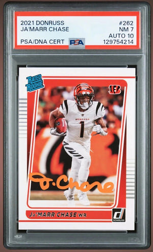 Ja'Marr Chase Autograph Signing-Powers Sports Memorabilia