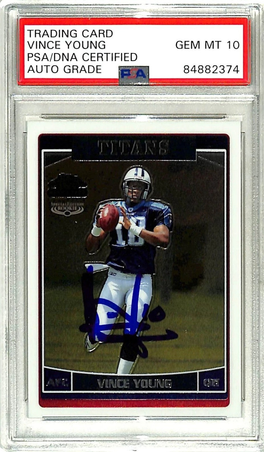 Vince Young Autograph Signing-Powers Sports Memorabilia