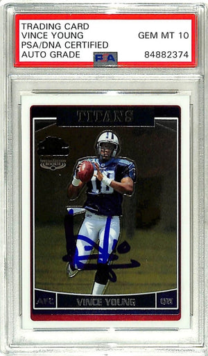 Vince Young Autograph Signing-Powers Sports Memorabilia