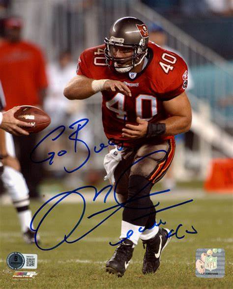 Mike Alstott Autograph Signing-Powers Sports Memorabilia