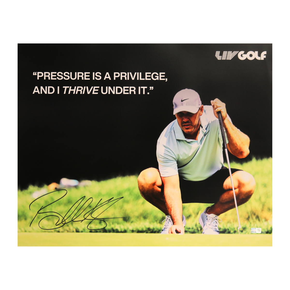 Brooks Koepka Golf Signed 16x20 Photo-Powers Sports Memorabilia