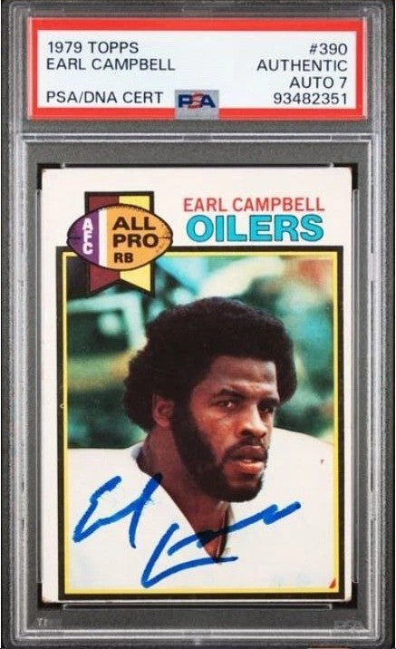 Earl Campbell Autograph Signing-Powers Sports Memorabilia