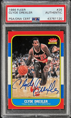 Clyde Drexler Autograph Signing-Powers Sports Memorabilia