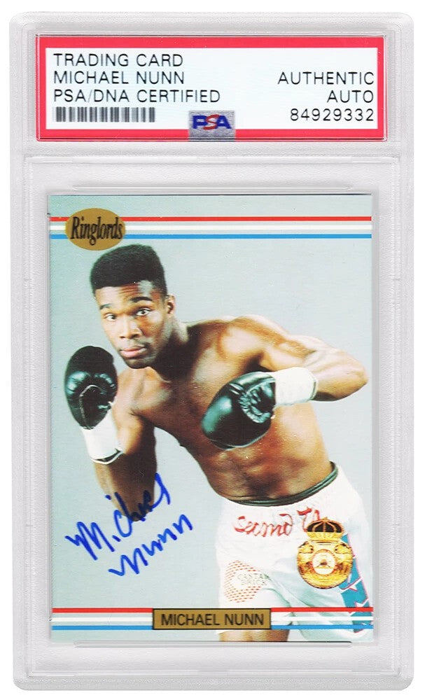 Michael Nunn Autograph Signing-Powers Sports Memorabilia