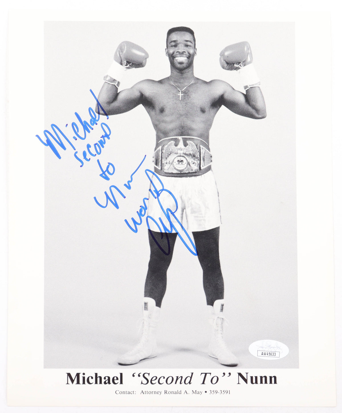 Michael Nunn Autograph Signing-Powers Sports Memorabilia