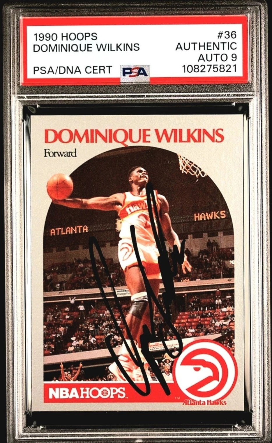 Dominique Wilkins Autograph Signing-Powers Sports Memorabilia