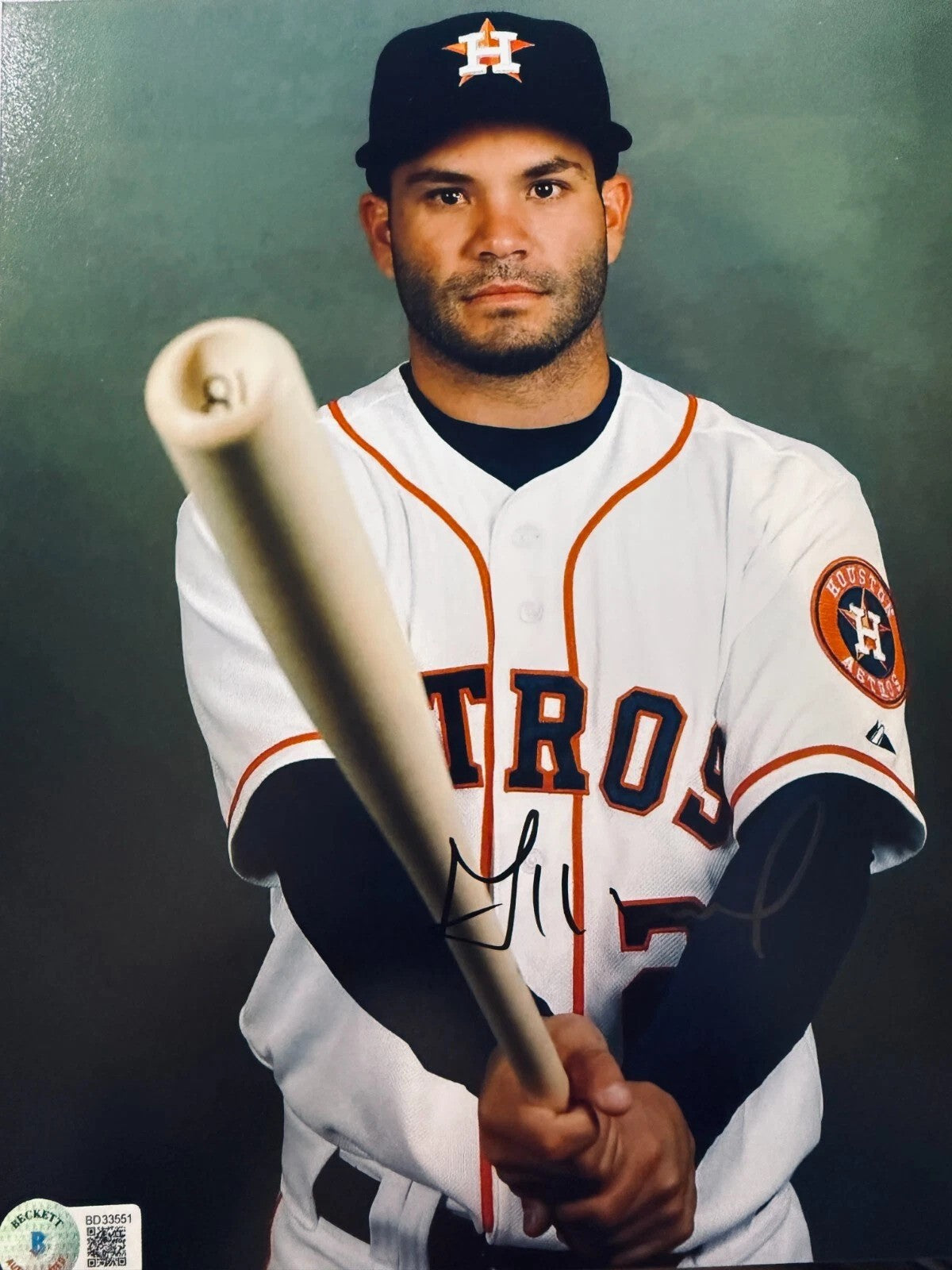 Jose Altuve Autograph Signing-Powers Sports Memorabilia