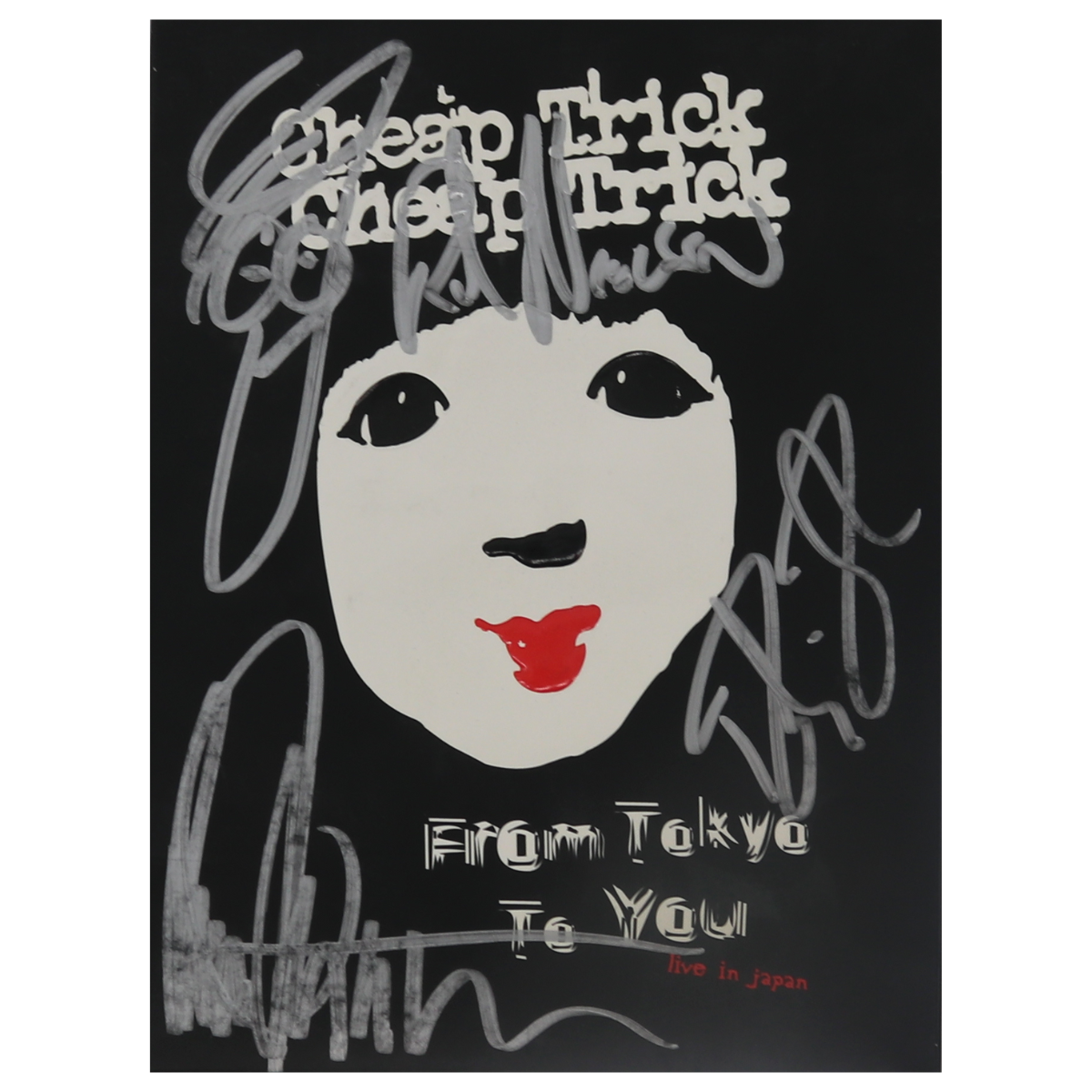 Cheap Trick Signed Live In Tokyo DVD-Powers Sports Memorabilia