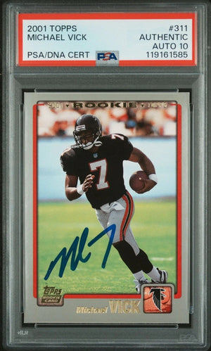 Michael Vick Autograph Signing-Powers Sports Memorabilia