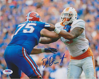 Derek Barnett Autographed Tennessee Volunteers 8x10 Photo #9- PSA Hologram (horizontal vs Florida)-Powers Sports Memorabilia
