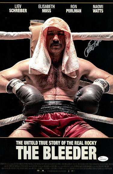 Chuck Wepner Autographed The Bleeder 11x17 Movie Poster- JSA Hologram (boxing/movie/entertainment)-Powers Sports Memorabilia