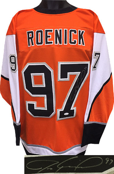 Jeremy Roenick Autographed Orange TB Custom Stitched Hockey Jersey #97 XL- JSA Hologram-Powers Sports Memorabilia