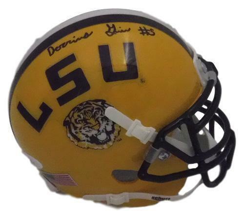 Derrius Guice Signed LSU Tigers Yellow Mini Helmet – JSA Authenticated-Powers Sports Memorabilia