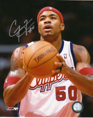Corey Maggette Autographed LA Clippers 8x10 Photo-Powers Sports Memorabilia