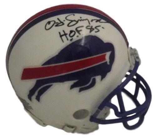 OJ Simpson Signed Buffalo Bills 76-83 Riddell Mini Helmet HOF – JSA Authenticated-Powers Sports Memorabilia