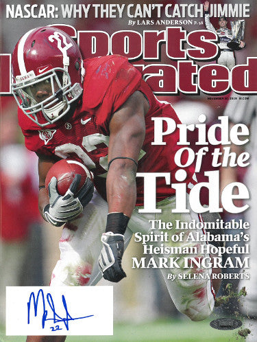 Mark Ingram Autographed Alabama Crimson Tide Sports Illustrated Full Magazine 11-30-2009 Pride of the Tide #22- Tri-Star(Heisman)-Powers Sports Memorabilia