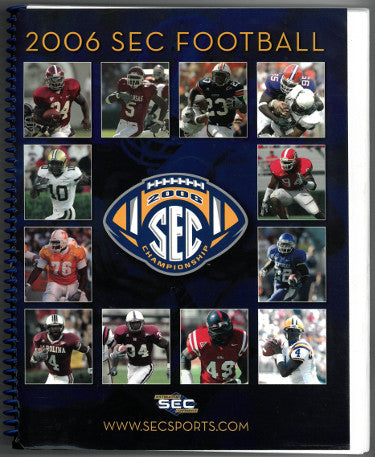 2006 SEC Football Media Guide/Program- minor wear-Powers Sports Memorabilia