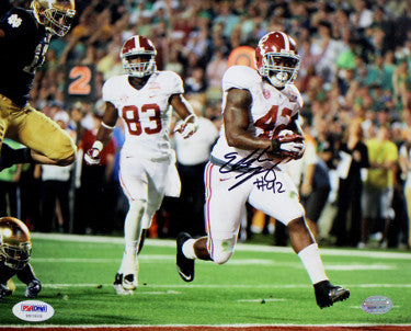 Eddie Lacy Autographed Alabama Crimson Tide 8x10 Photo #42 - PSA Hologram/COA-Powers Sports Memorabilia