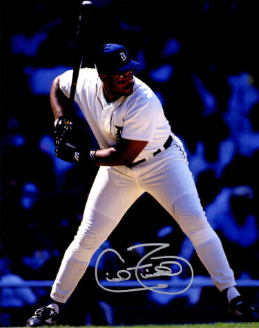 Cecil Fielder Autographed Detroit Tigers 8X10 Photo (batting)-Powers Sports Memorabilia