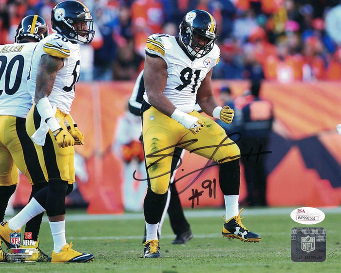 Stephon Tuitt Signed Pittsburgh Steelers 8x10 Photo – JSA Authenticated-Powers Sports Memorabilia