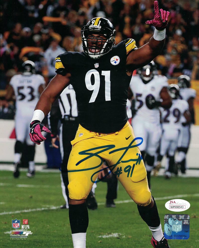 Stephon Tuitt Pittsburgh Steelers Signed 8x10 Photo – JSA Authenticated-Powers Sports Memorabilia