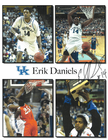 Erik Daniels Autographed Kentucky Wildcats 11x14 Photo #14 (4 photos)-Powers Sports Memorabilia
