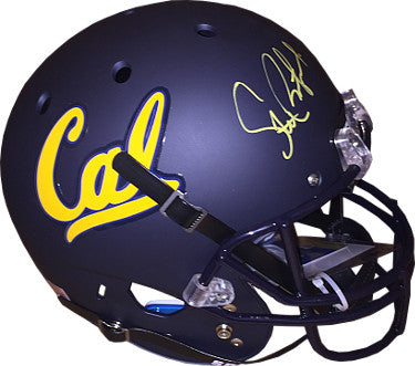 Steve Bartkowski Autographed California Golden Bears Schutt Full Size Matte Navy Replica Helmet- Radtke Hologram-Powers Sports Memorabilia