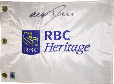 Graeme McDowell Autographed RBC Heritage White PGA Tour Embroidered Flag- JSA Hologram #CC09314-Powers Sports Memorabilia