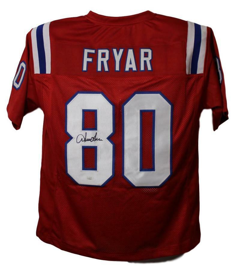 Irving Fryar New England Patriots Red XL Signed Jersey – JSA Authenticated-Powers Sports Memorabilia