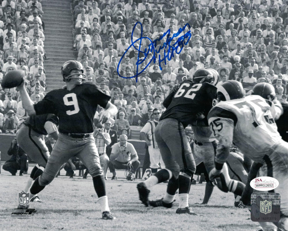Sonny Jurgensen Signed Washington Redskins 8x10 Photo HOF – JSA Authenticated-Powers Sports Memorabilia