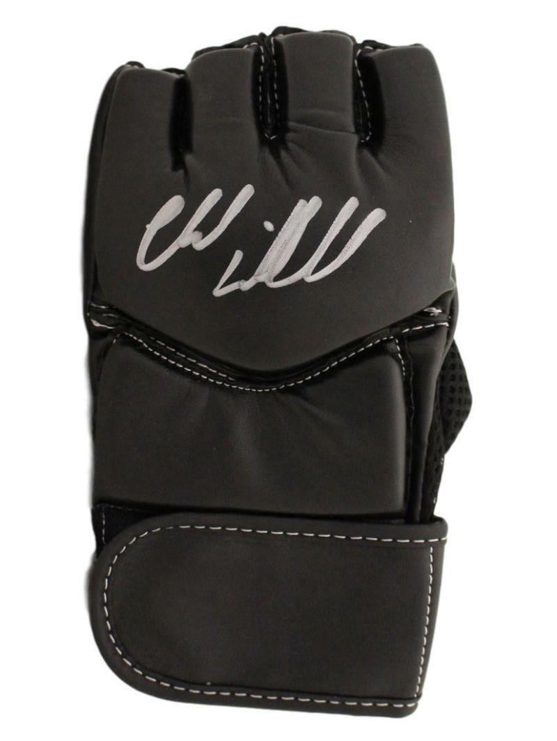 Chuck Liddell Signed UFC Century Black Left Handed L/XL Glove – Beckett Authenticated-Powers Sports Memorabilia