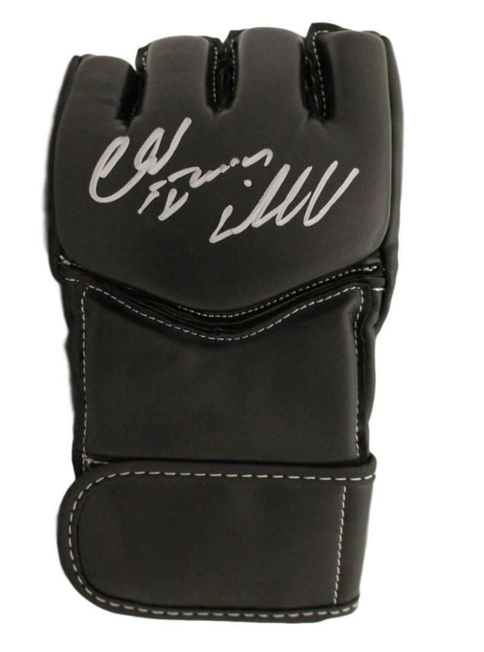 Chuck Liddell Signed UFC Century Black Left Handed Glove Iceman – Beckett Authenticated-Powers Sports Memorabilia
