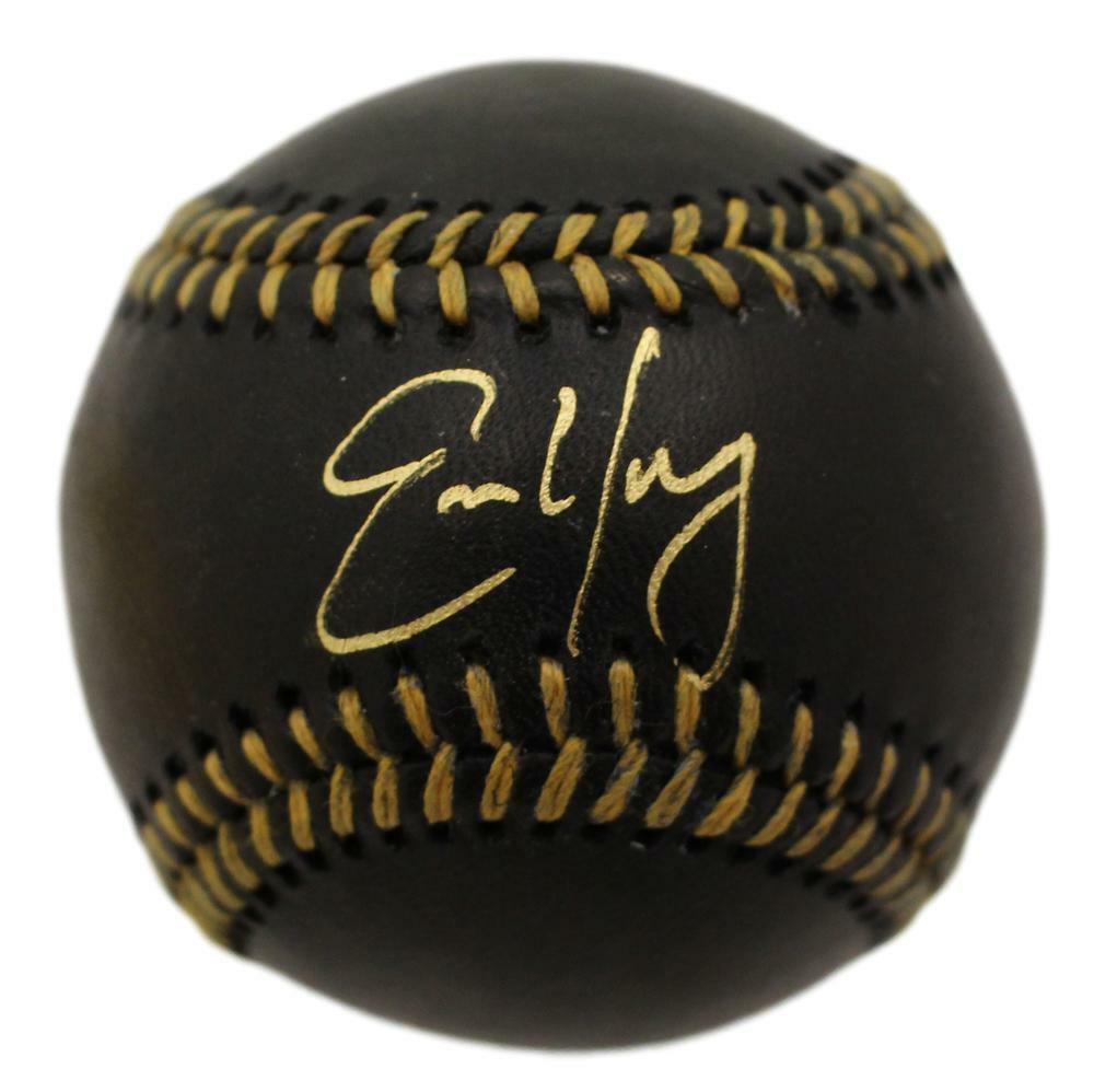 Eric Young Signed Colorado Rockies OML Black Baseball – JSA Authenticated-Powers Sports Memorabilia