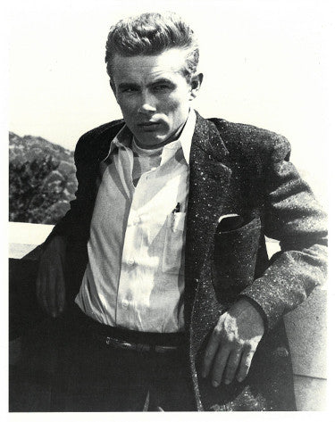 James Dean unsigned Vintage B&W 8 x 10 Poster Card/Photograph (close up)-Powers Sports Memorabilia