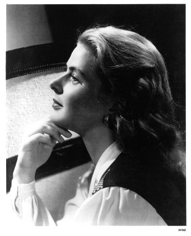 Ingrid Bergman unsigned Vintage B&W 8 x 10 Photograph (with white border)-Powers Sports Memorabilia