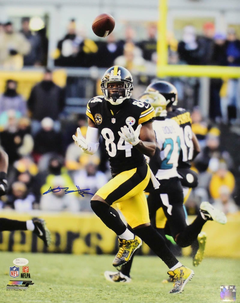Antonio Brown Signed Pittsburgh Steelers 16x20 Photo – JSA Authenticated-Powers Sports Memorabilia