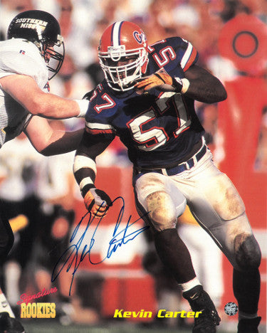 Kevin Carter Autographed Florida Gators Signature Rookies 8x10 Photo-Powers Sports Memorabilia