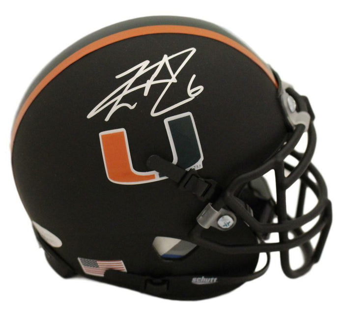 Lamar Miller Signed Miami Hurricanes Schutt Black Mini Helmet – JSA Authenticated-Powers Sports Memorabilia