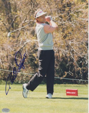 Bernhard Langer Autographed 8x10 Photo- Mounted Hologram-Powers Sports Memorabilia