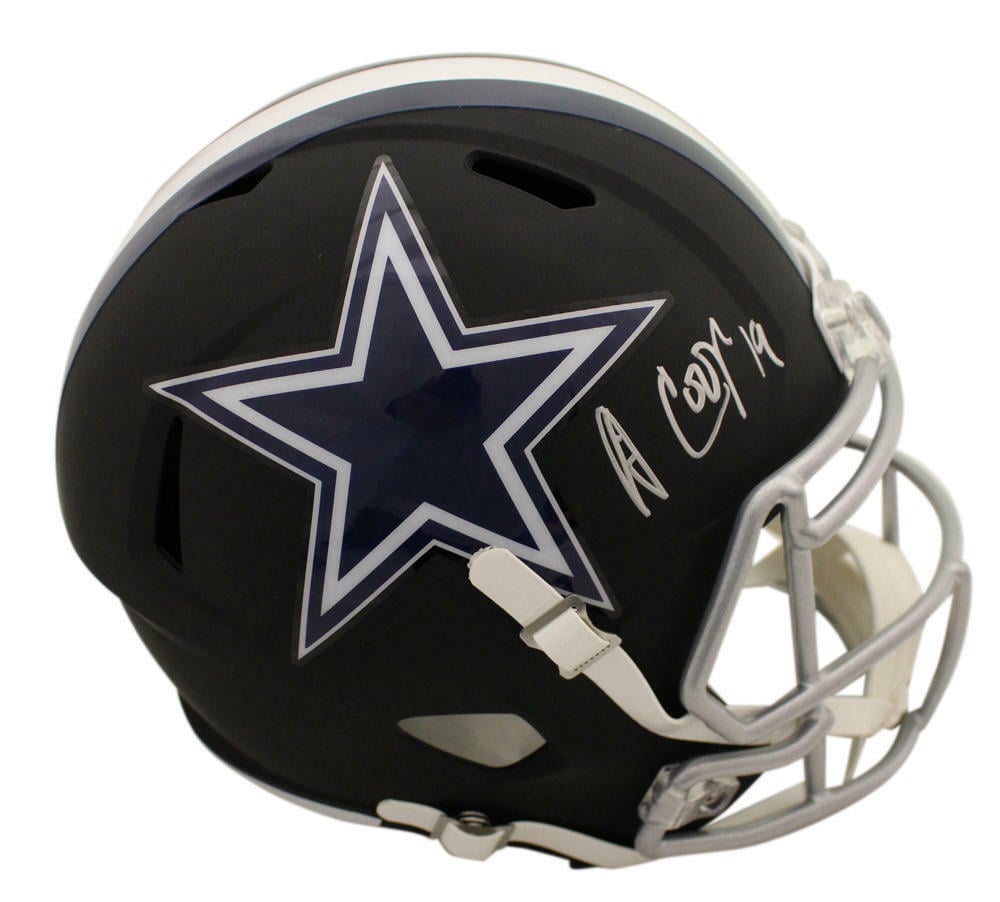 Amari Cooper Dallas Cowboys Signed Full Size Helmet - Black Replica JSA JSA-Powers Sports Memorabilia