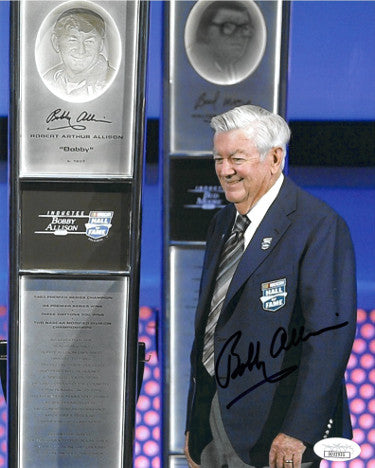 Bobby Allison Autographed NASCAR Hall of Fame 8x10 Photo- JSA Hologram #DD32925-Powers Sports Memorabilia
