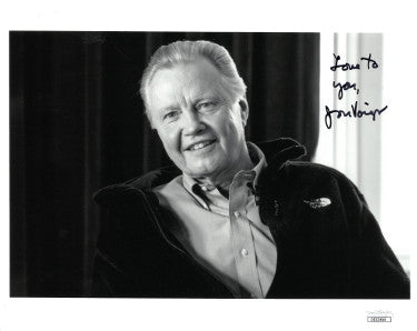 Jon Voight Autographed B&W 8x10 Photo Love to You- JSA Hologram #DD32858-Powers Sports Memorabilia
