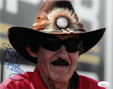 Richard Petty Autographed NASCAR 8X10 Photo- JSA Hologram #DD32913 (7X Daytona 500 Champ)-Powers Sports Memorabilia