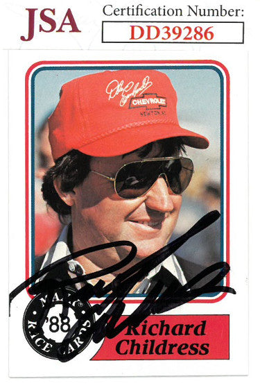 Richard Childress Autographed NASCAR 1988 Maxx Charlotte Racing Trading Card #29- JSA Hologram #DD39286-Powers Sports Memorabilia
