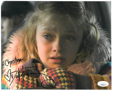 Dakota Fanning Autographed 2005 War of the Worlds 8x10 Photo Christina- JSA Hologram #DD39217-Powers Sports Memorabilia