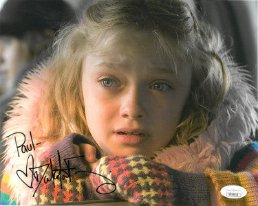 Dakota Fanning Autographed 2005 War of the Worlds 8x10 Photo Paul- JSA Hologram #DD39216-Powers Sports Memorabilia