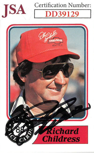 Richard Childress Autographed NASCAR 1988 Maxx Charlotte Racing Trading Card #29- JSA Hologram #DD39129-Powers Sports Memorabilia